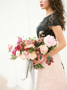 Marsala inspired wedding bouquet
